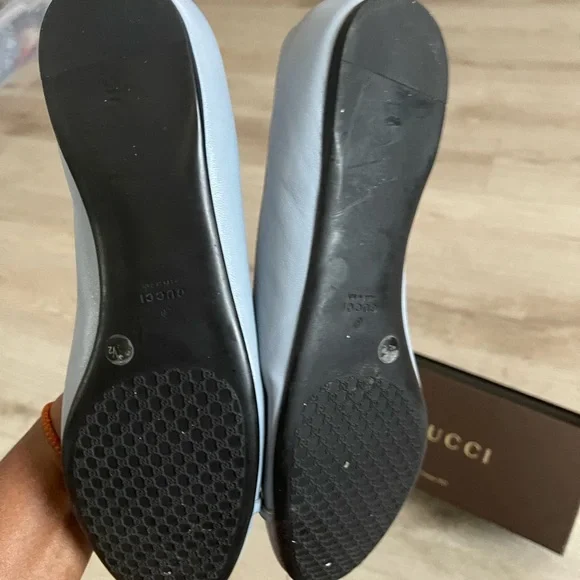GUcci Flats Nappa Steve in Cloudy blue - Picture 10 of 10